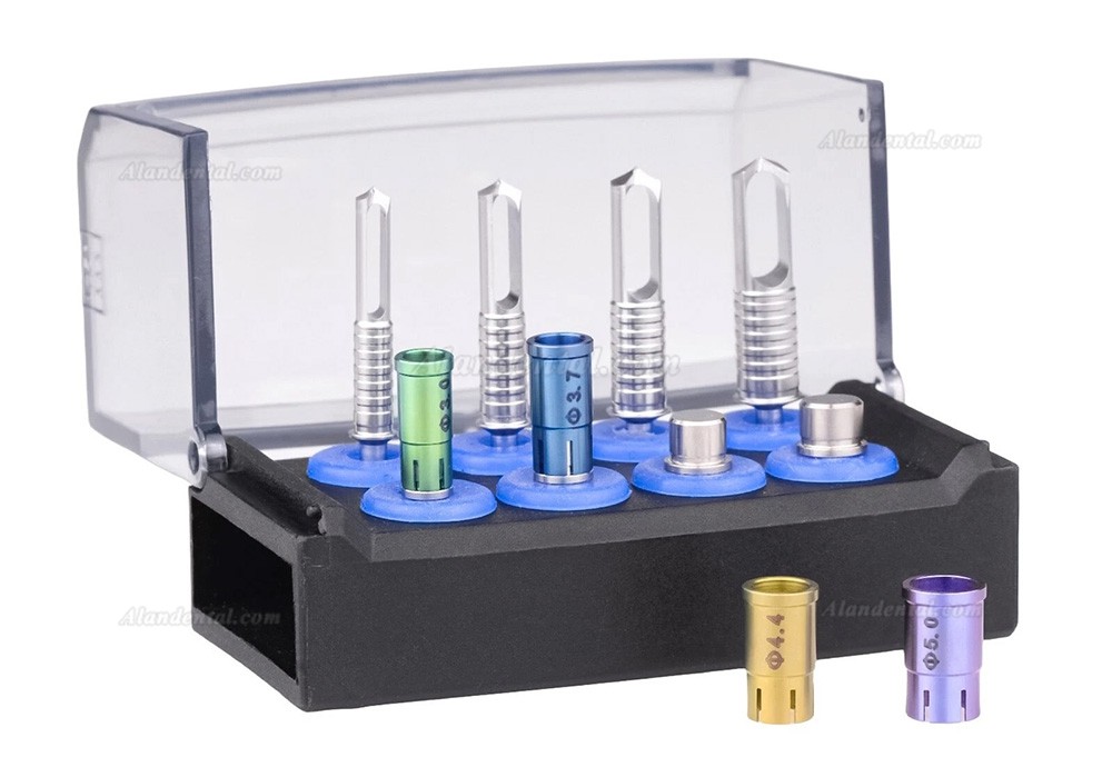 Dental Bone Bur Collector Kit Drill Set + Trephine Cutting Drill Set